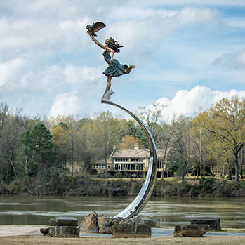 A sculpture. Link to Gifts of Cash, Checks, and Credit Cards
